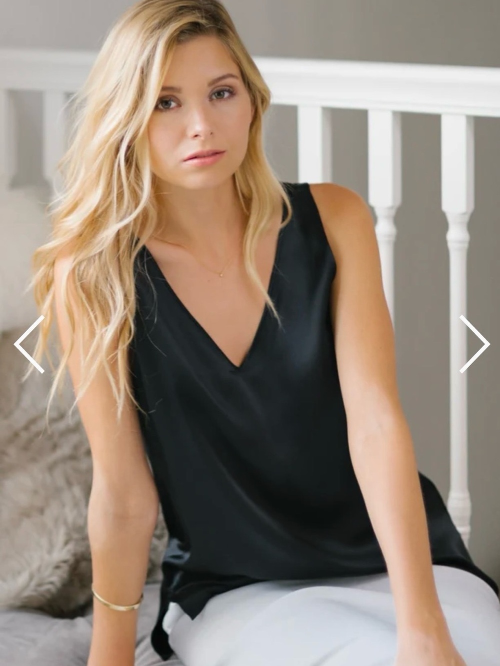 Ravella Amalfi silver cami top S / 4